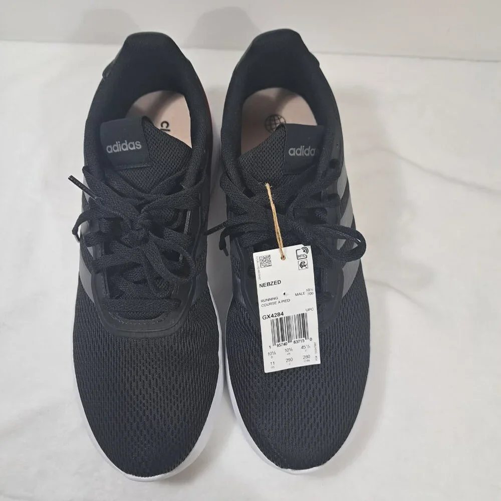 Adidas Nebzed Cloudfoam Lifestyle Running GX4284 Black‎ /Vived Red Men SZ 11